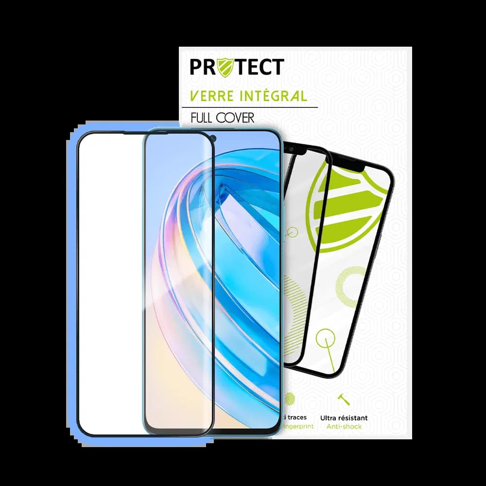 Verre trempé intégral Honor X8a protection écran 9H - PROTECT Noir