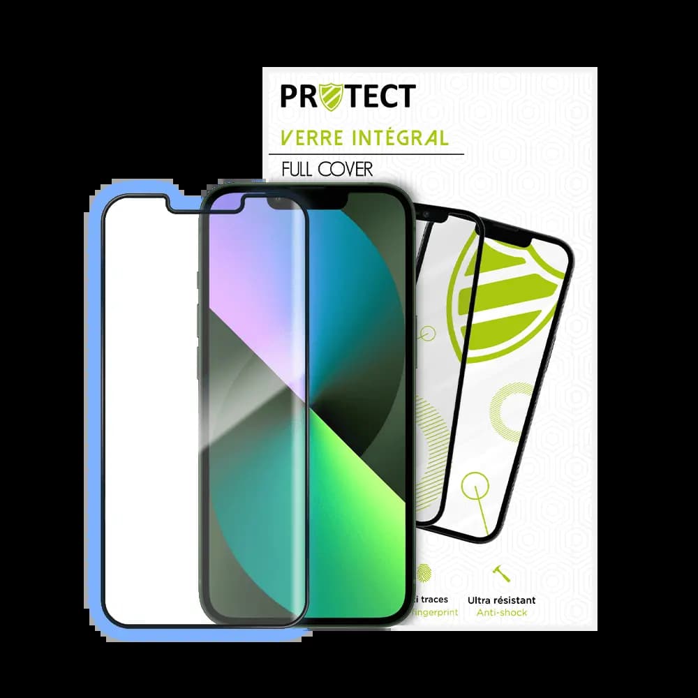 Verre trempé intégral iPhone 13 mini protection écran 9H - PROTECT Noir