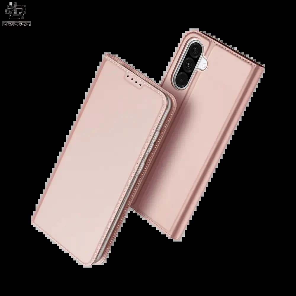 Housse folio pour Samsung Galaxy A36 5G / Galaxy A56 5G - Dux Ducis Skin Pro Rose