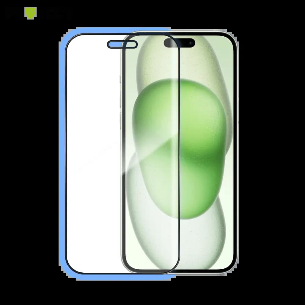 Verre trempé intégral Apple iPhone 15 Plus protection écran 9H - PROTECT Noir