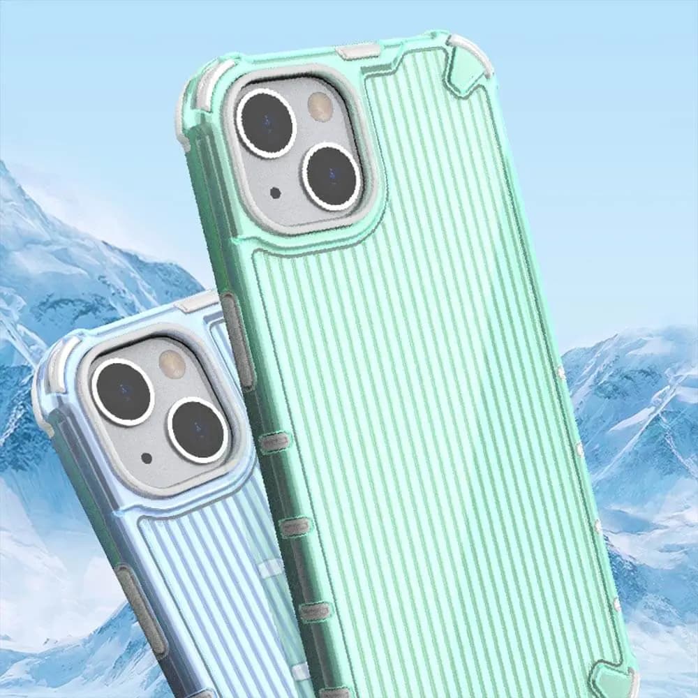 Coque de protection iPhone 14 Plus anti-chocs - PROTECT IX006 Vert - Vue 5