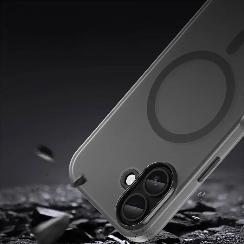 Coque MagSafe bi-matière iPhone 17 - PROTECT MF-006 Noir