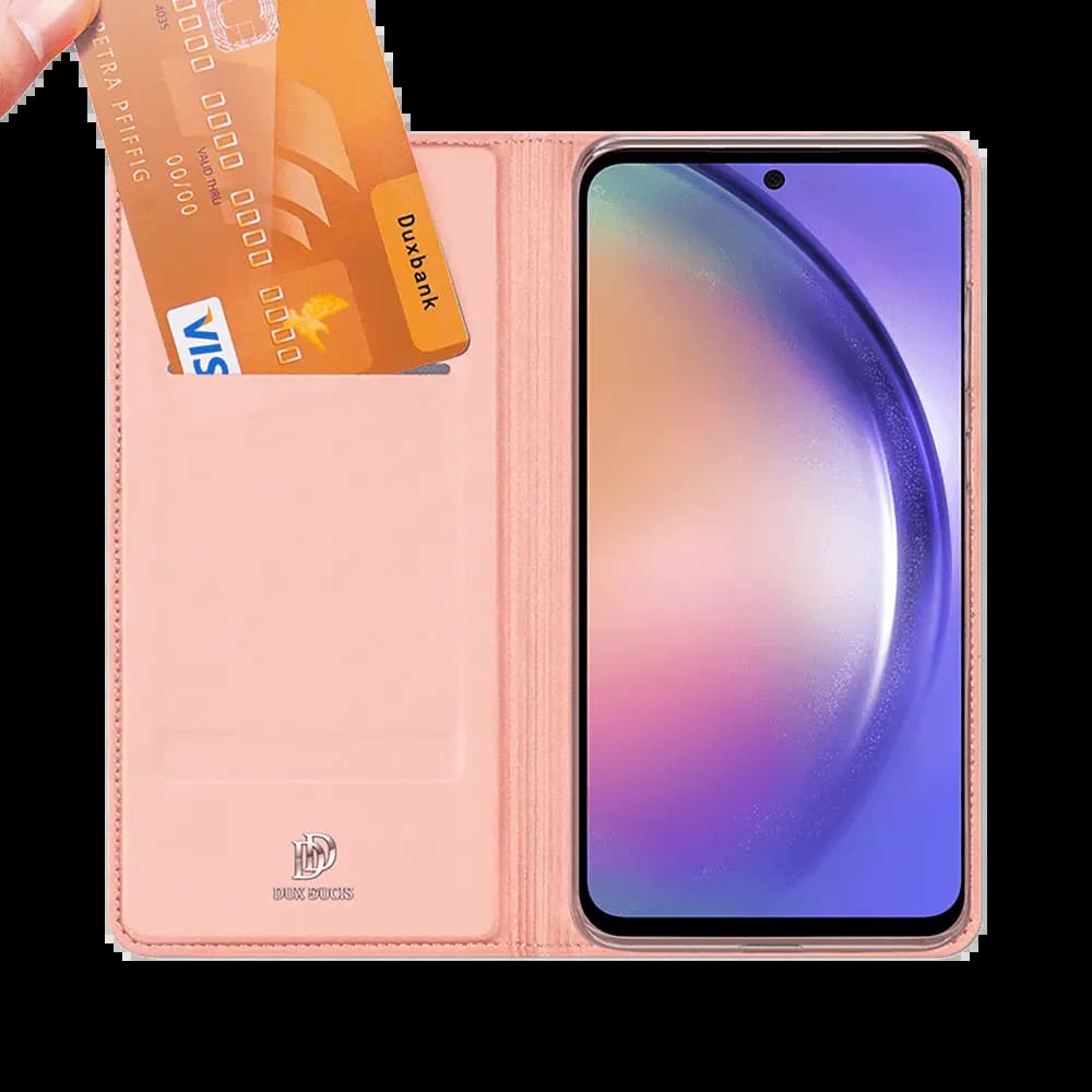 Housse folio Samsung Galaxy A54 5G porte-carte - Dux Ducis Skin Pro Noir