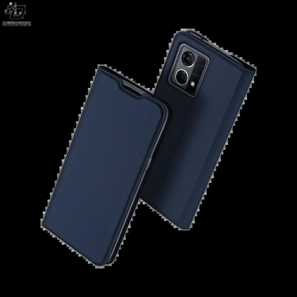 Housse folio OPPO Reno7 4G porte-carte - Dux Ducis Skin Pro Bleu
