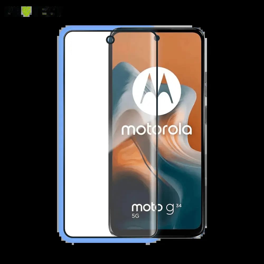 Verre trempé intégral Motorola Moto G34 5G protection écran 9H - PROTECT Noir
