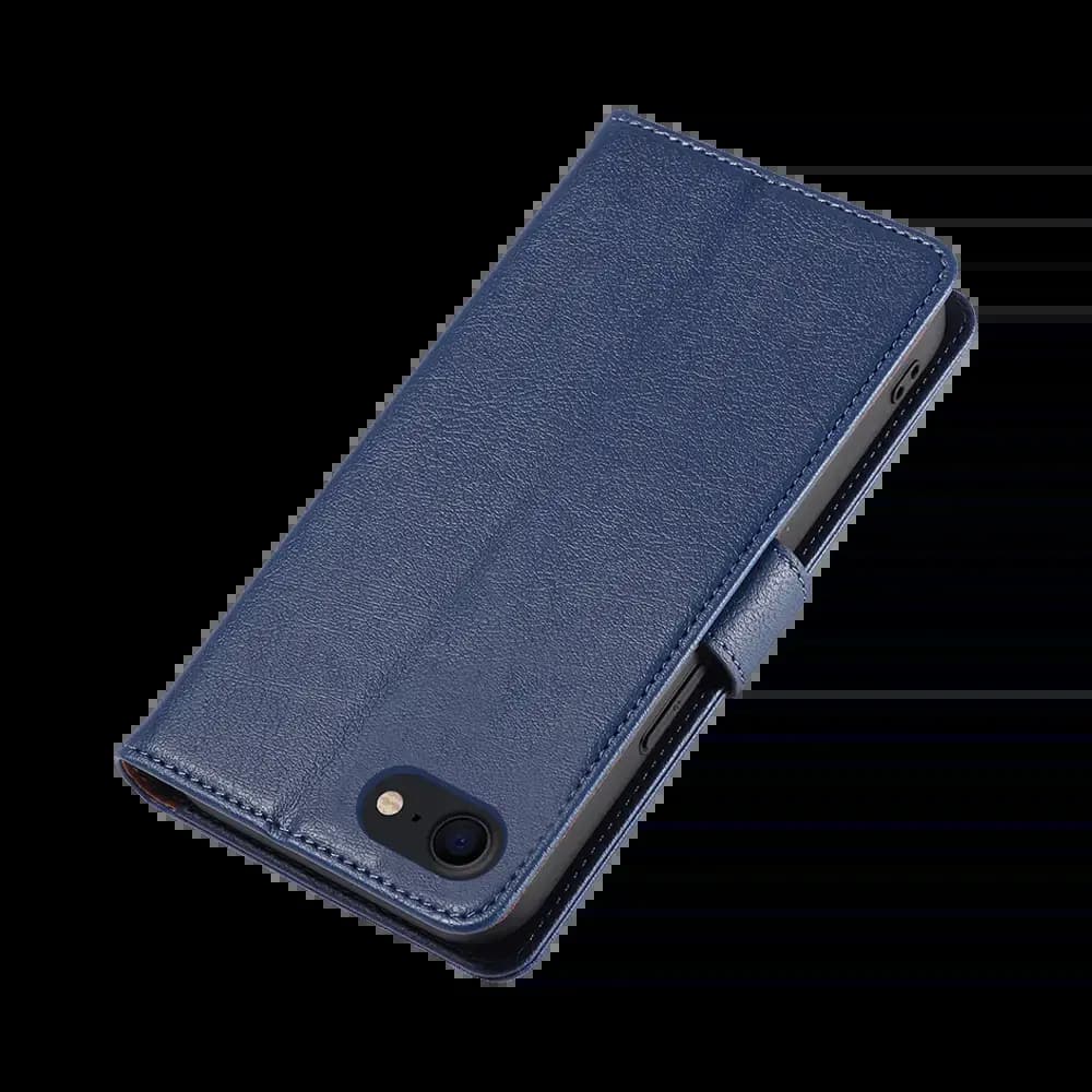 Housse folio anti-RFID iPhone 7 / 8 / SE – PROTECT IP011 Bleu Marine - Vue 6