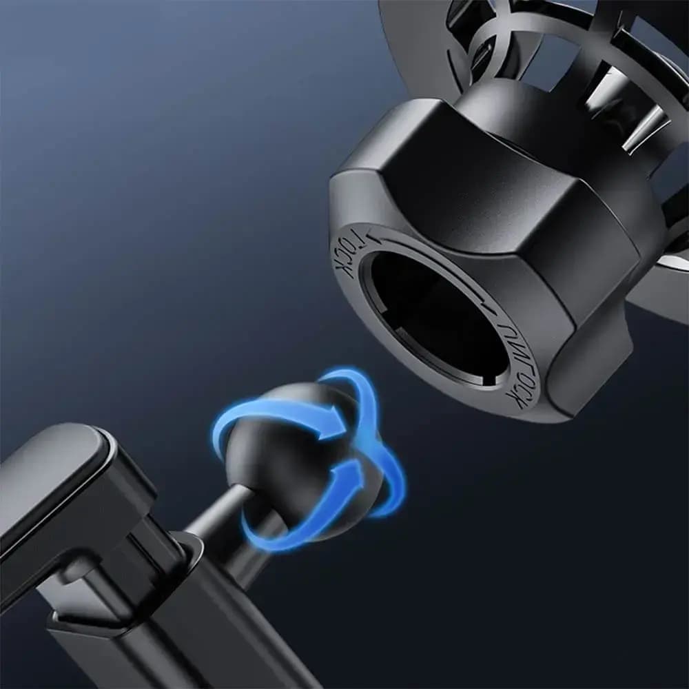 Support Smartphone Magnétique pour Voiture Yesido pour Grille d'Aération Mercedes Noir