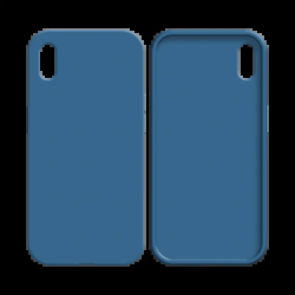 Coque silicone iPhone XR - Bleu Marine