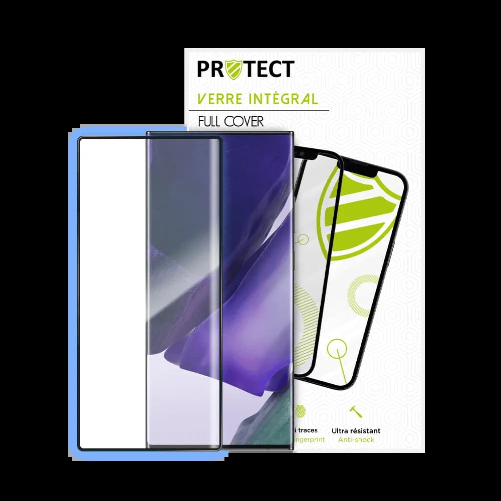 Verre trempé intégral Samsung Galaxy Note 20 Ultra 5G / Galaxy Note 20 Ultra protection écran 9H - PROTECT Noir