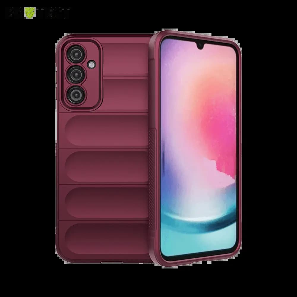 Coque de protection antichoc renforcée Samsung Galaxy A24 4G - PROTECT IX008 Prune