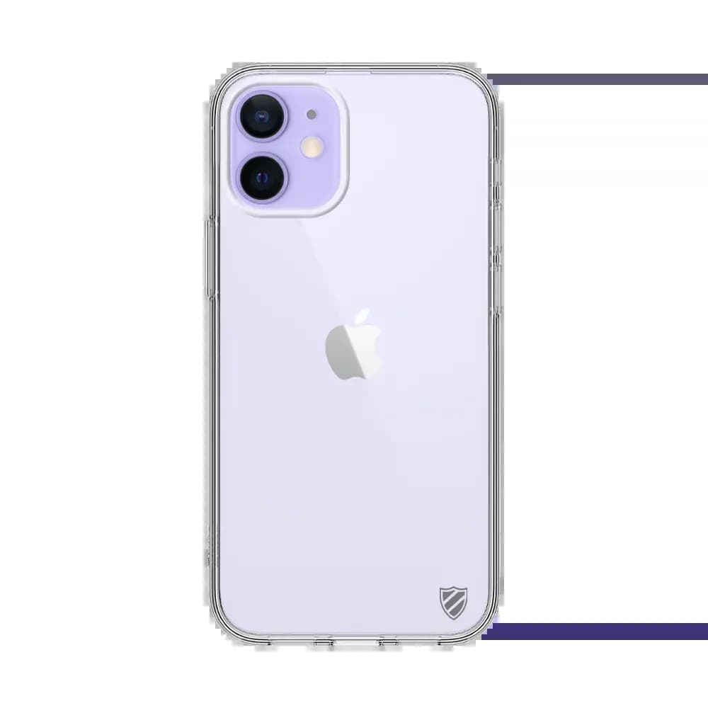 Coque silicone iPhone 12 mini - PROTECT Transparent - Vue 2