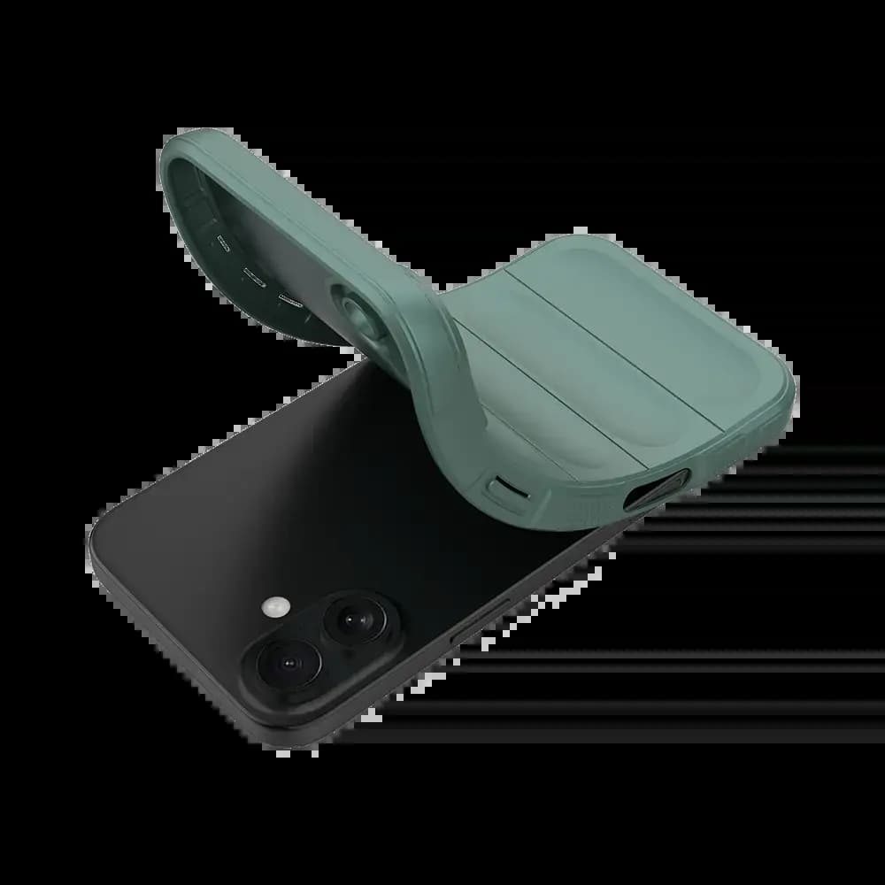 Coque de protection iPhone 16 Plus antichoc renforcée - PROTECT IX008 Vert Foncé