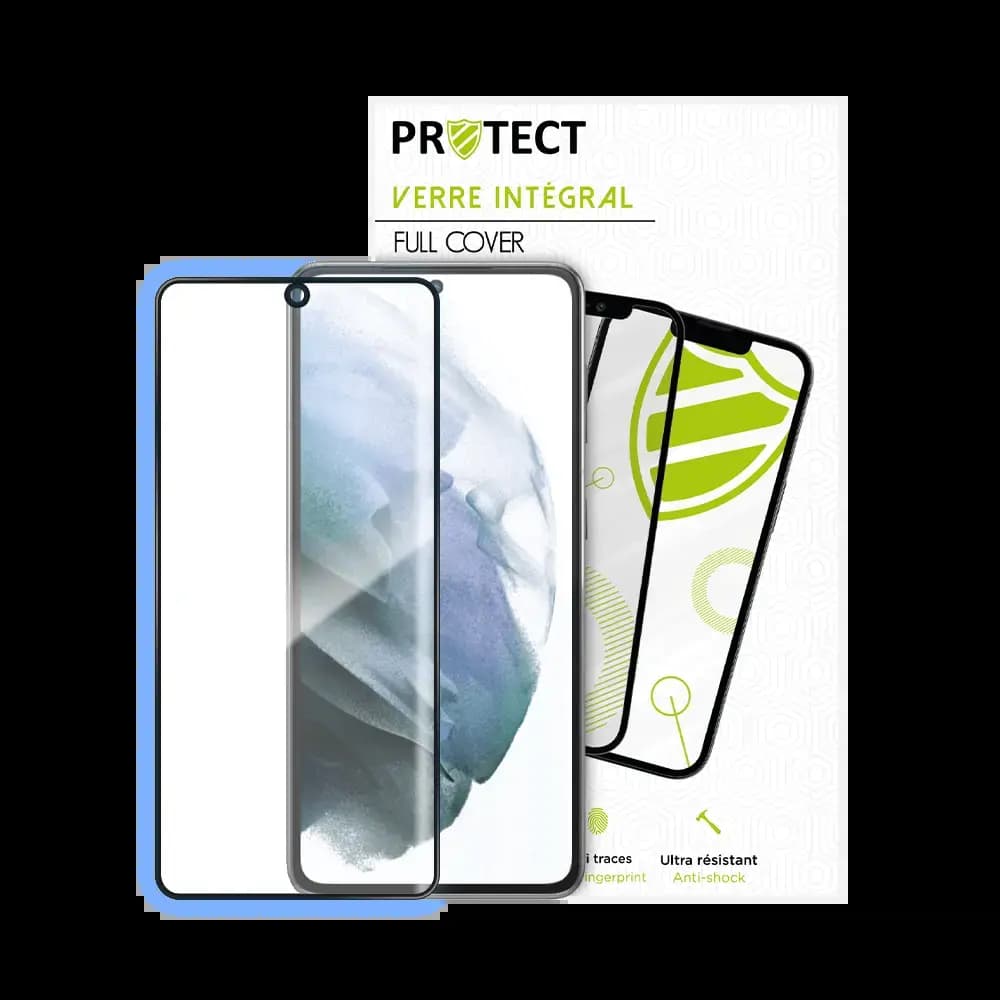 Verre trempé intégral 5D 9H – protection écran Samsung Galaxy S21 5G – PROTECT Noir