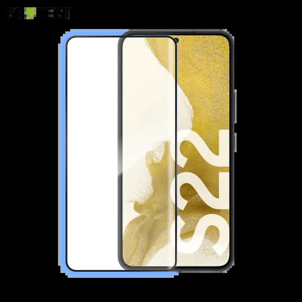 Verre trempé intégral Samsung Galaxy S22 protection écran 9H - PROTECT Noir