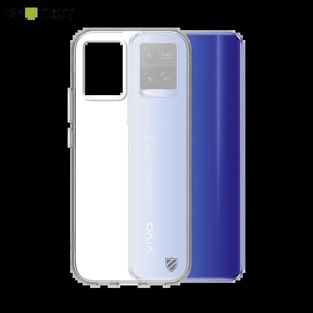 Coque silicone Vivo Y21 - PROTECT Transparent