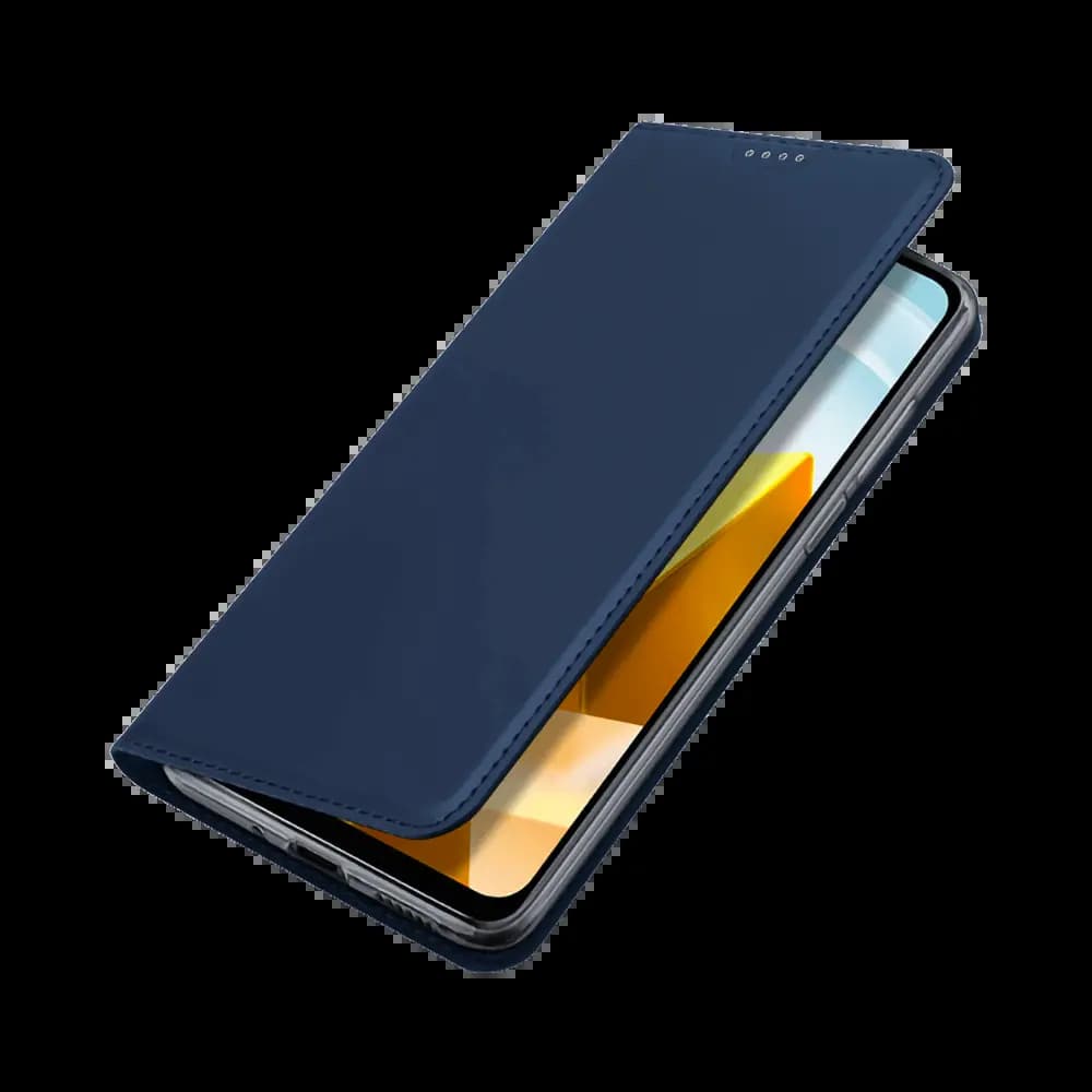 Housse folio Xiaomi Poco M5 porte-carte - Dux Ducis Skin Pro Noir