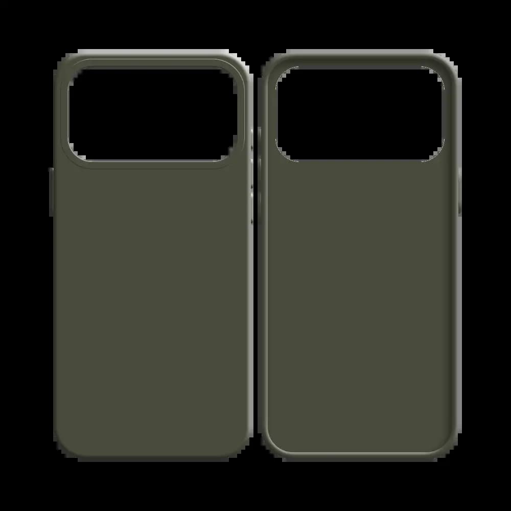 Coque silicone iPhone 17 Pro Max - Gris Foncé