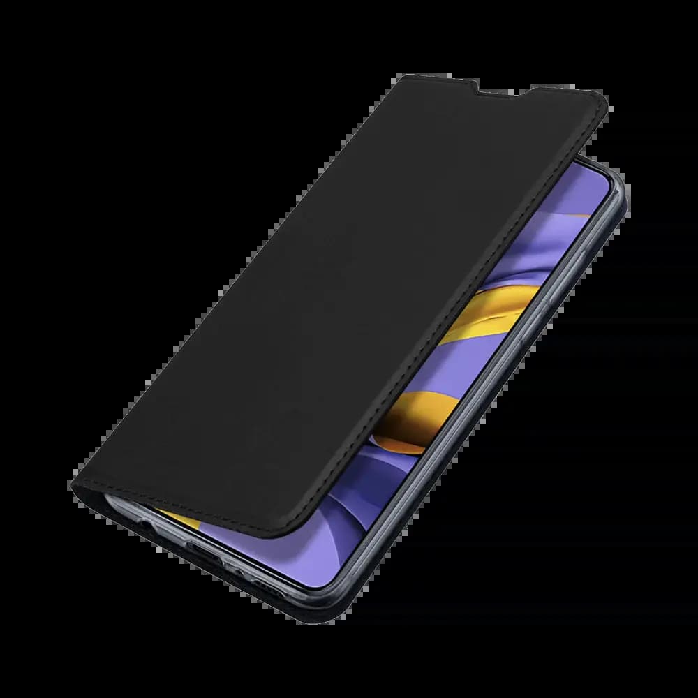 Housse folio Samsung Galaxy A51 porte-carte - Dux Ducis Skin Pro Noir