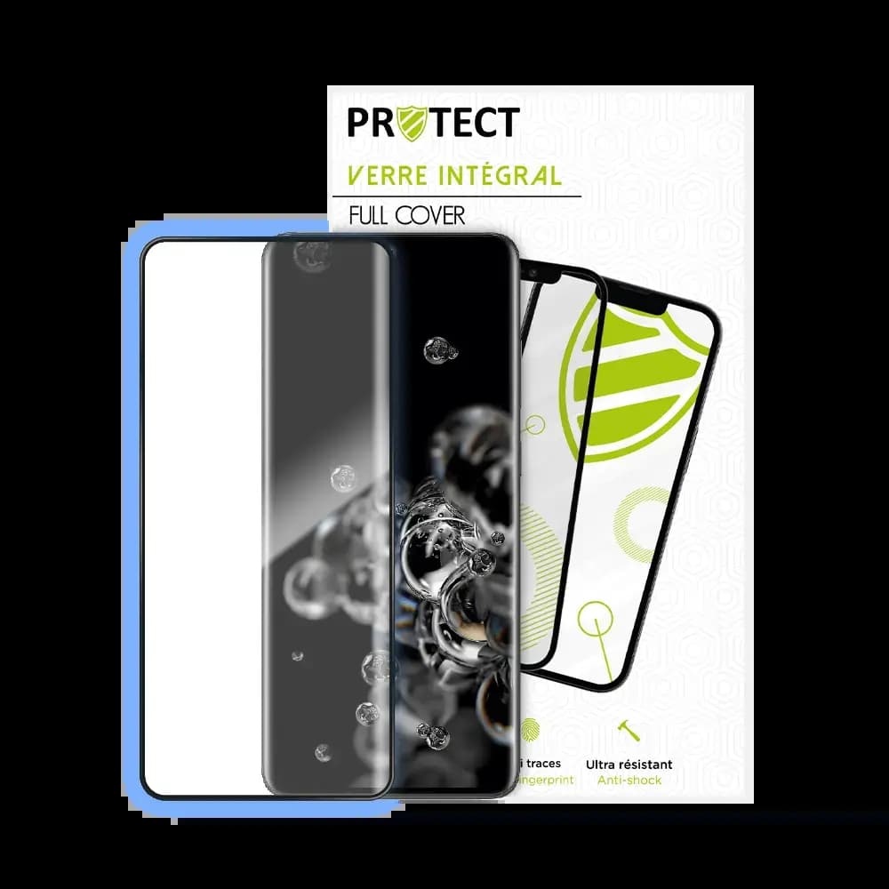 Verre trempé intégral Samsung Galaxy S20 Ultra protection écran 9H - PROTECT Noir