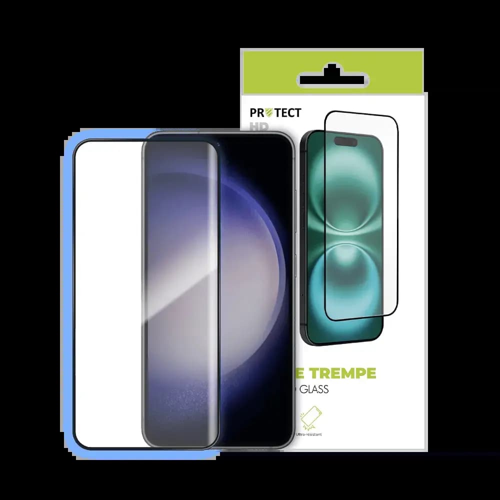 Verre trempé HD Samsung Galaxy S22 / S23 5G protection écran 9H - PROTECT Transparent - Vue 3