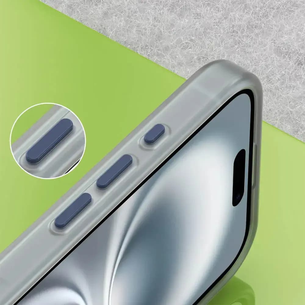 Coque MagSafe bi-matière – iPhone 16 – PROTECT MF-006 Bleu Marine - Vue 3
