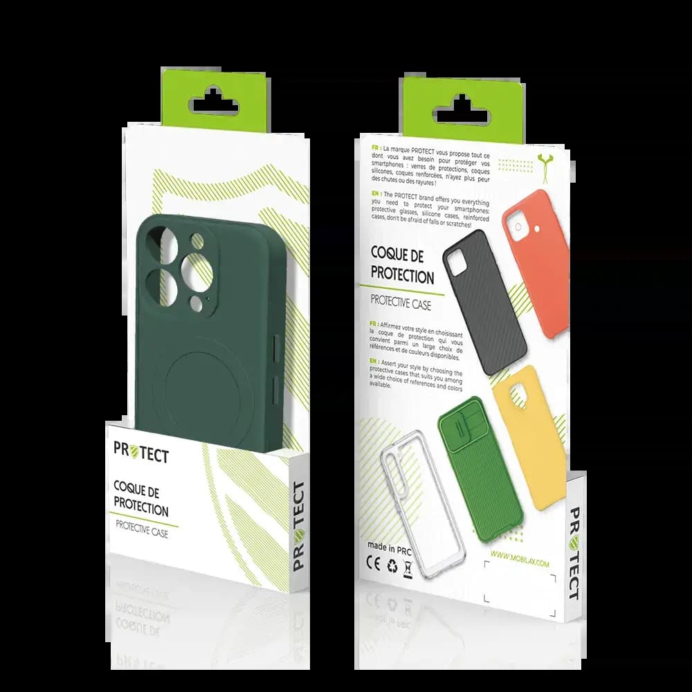 Coque de Protection PROTECT IZ001 pour Apple iPhone 13 Pro Max MagSafe Vert Foncé