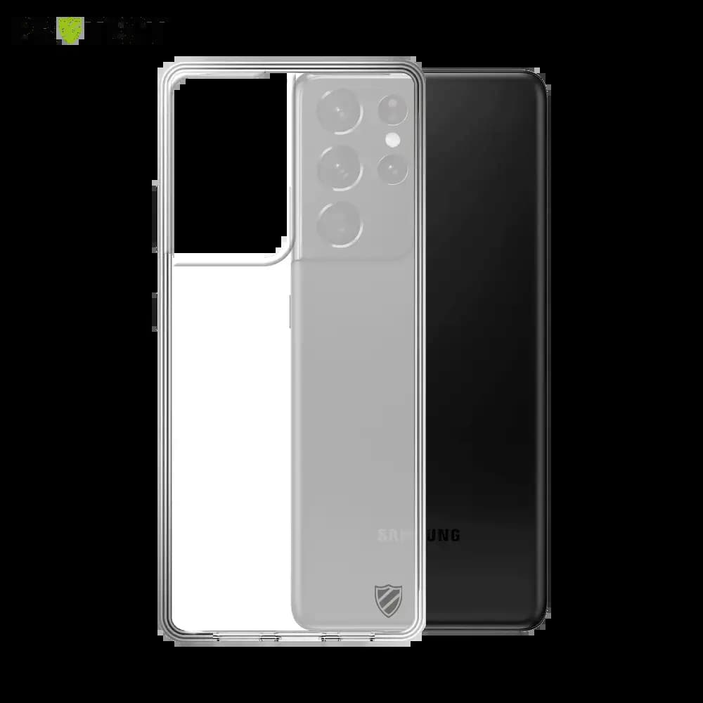 Coque silicone Samsung Galaxy S21 Ultra 5G - PROTECT Transparent