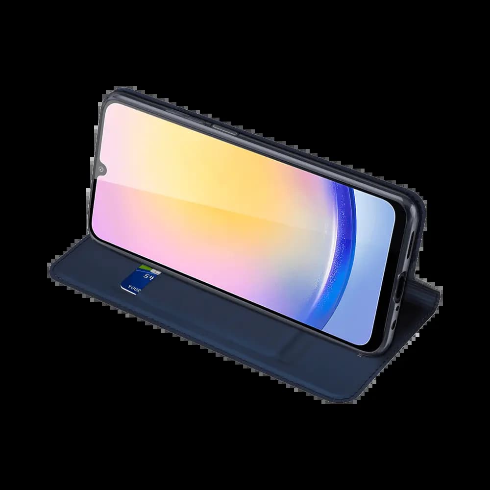 Housse folio Samsung Galaxy A25 5G porte-carte - Dux Ducis Skin Pro Noir