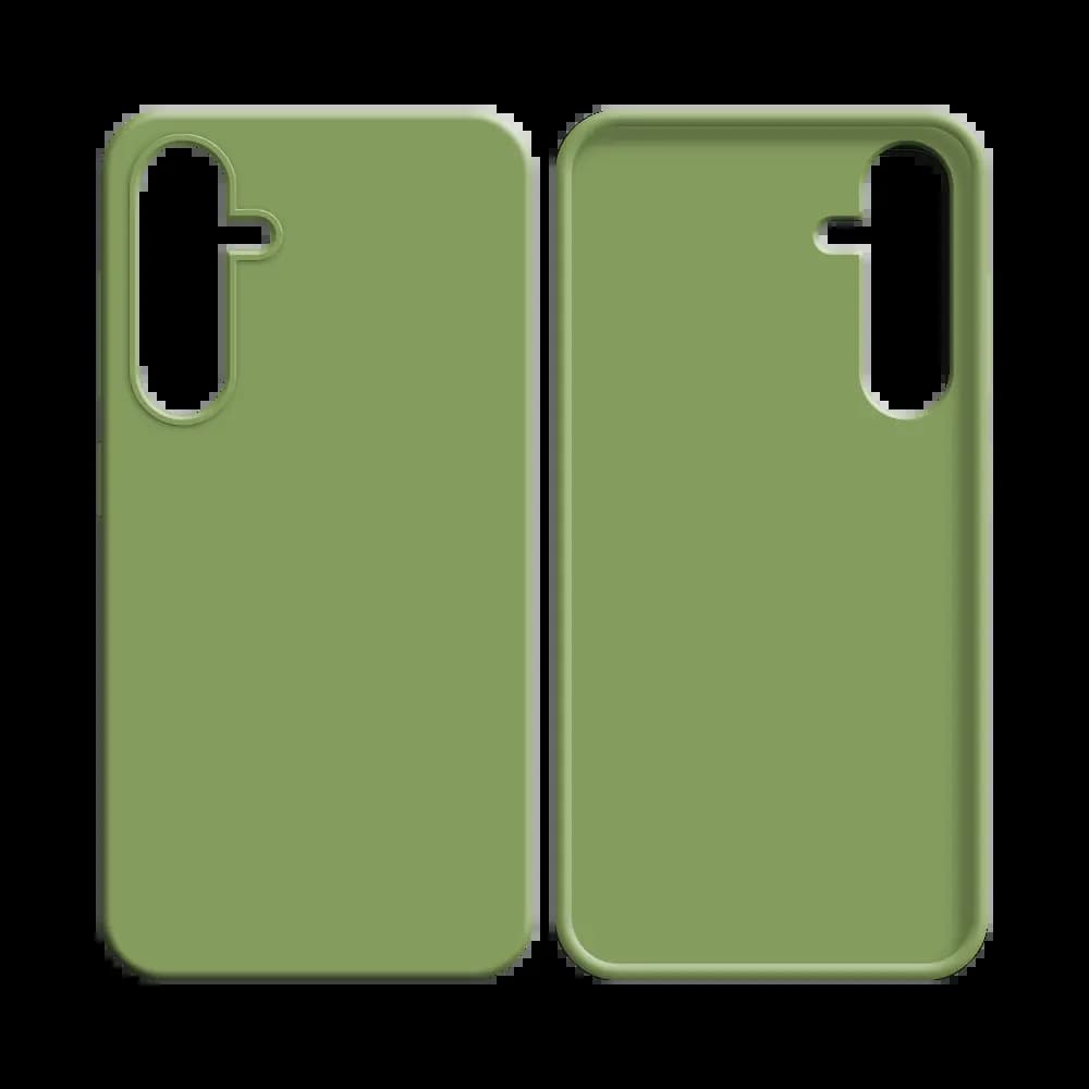 Coque Silicone Compatible pour Samsung Galaxy S25+ Vert - Vue 2