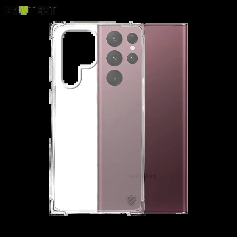 Coque antichoc renforcée transparente Samsung Galaxy S22 Ultra - silicone PROTECT