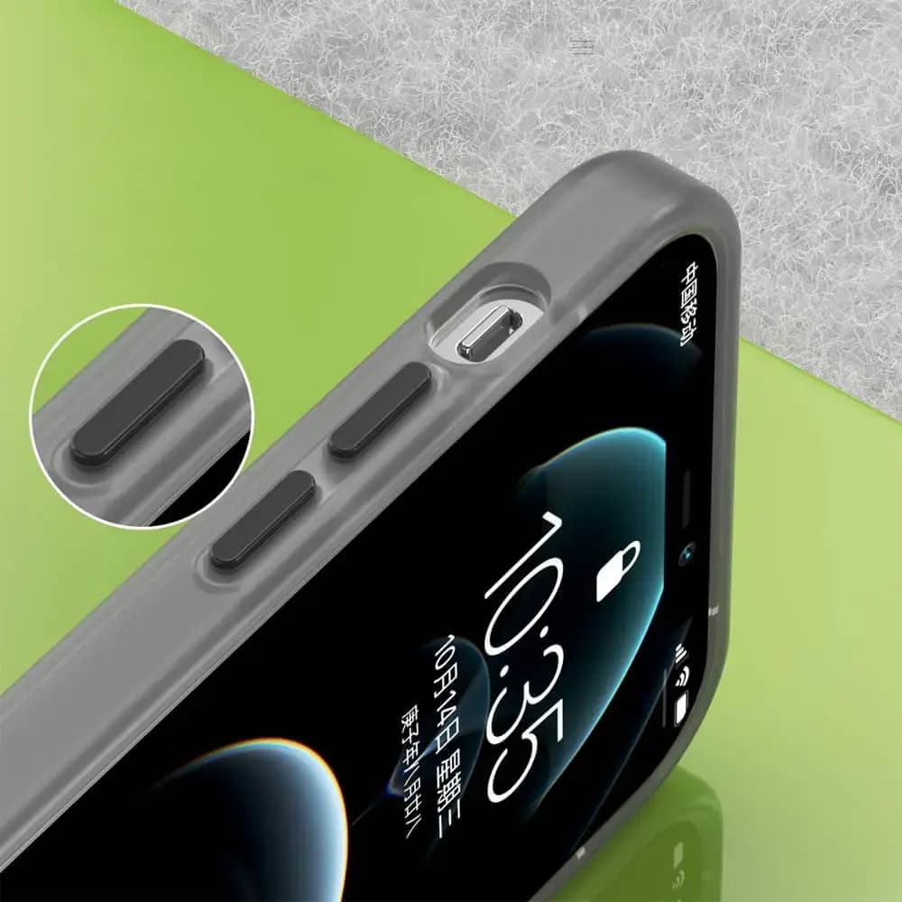 Coque MagSafe bi-matière iPhone 12 Pro Max - PROTECT MF-006 Noir