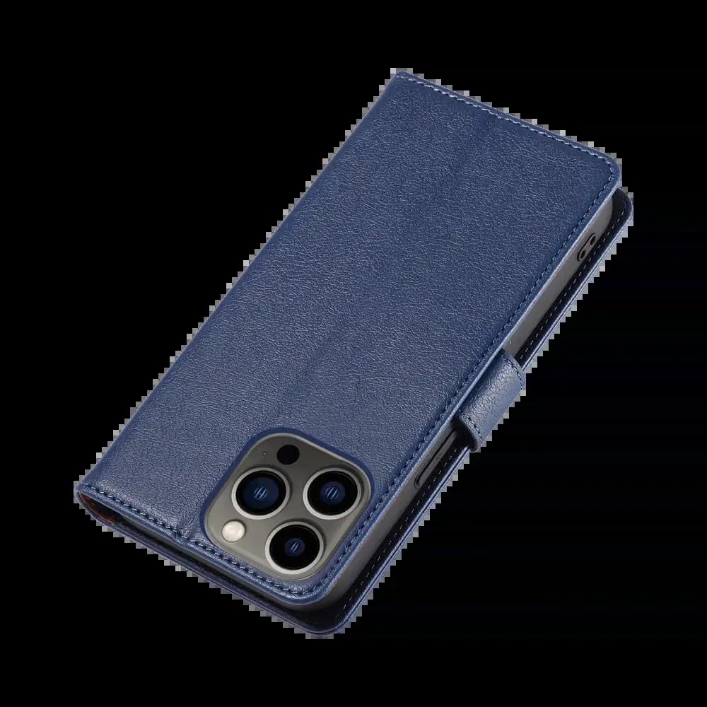 Housse folio anti-RFID iPhone 13 Pro – PROTECT IP011 Bleu Marine - Vue 6