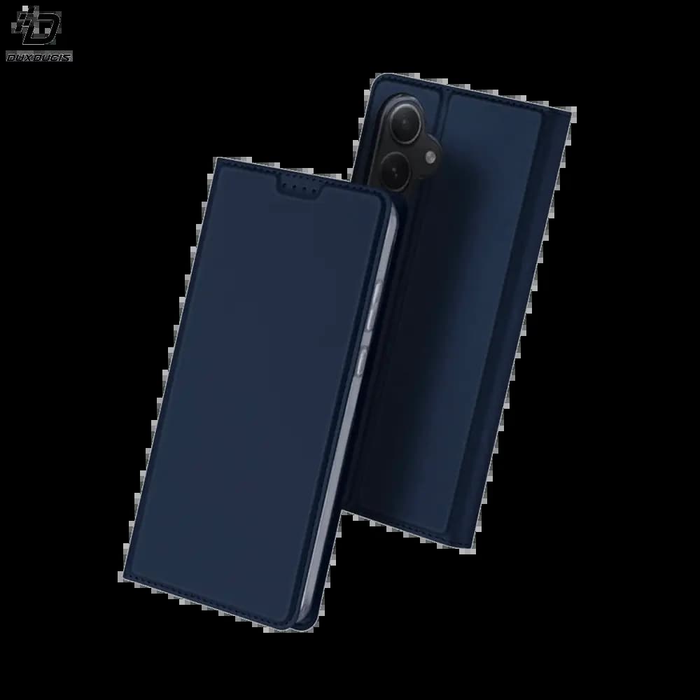Housse folio Samsung Galaxy A55 5G porte-carte - Dux Ducis Skin Pro Bleu