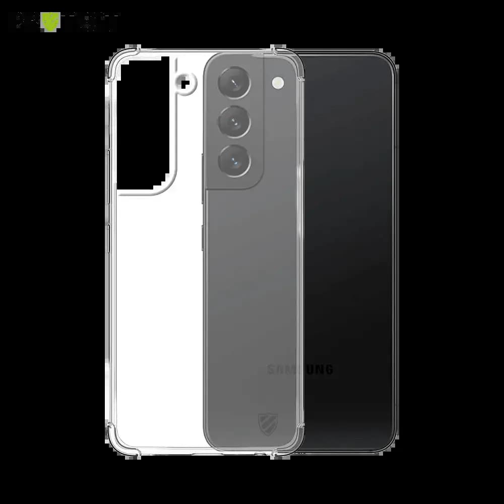 Coque antichoc renforcée transparente Samsung Galaxy S22 - silicone PROTECT