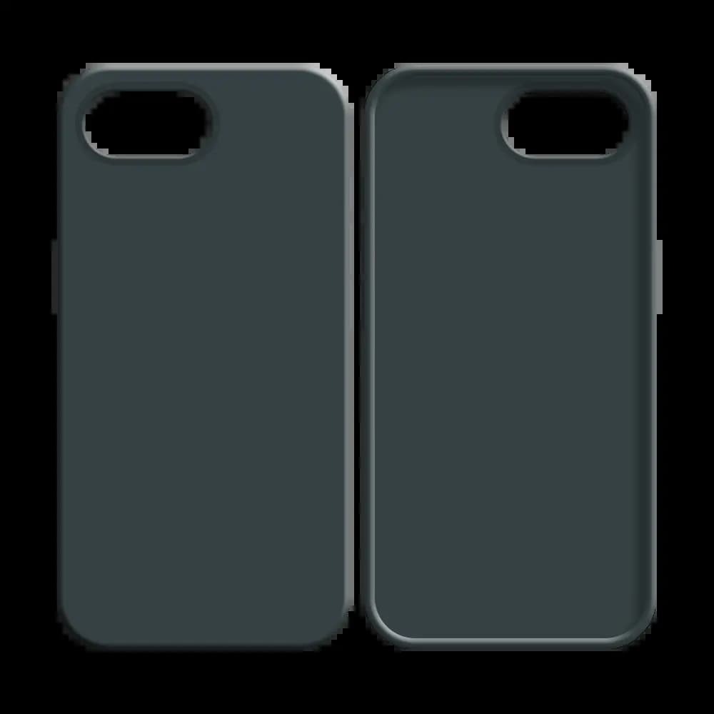 Coque silicone iPhone 16e / iPhone 17e - Noir - Vue 2