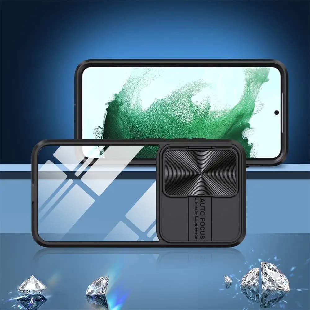 Coque avec cache caméra Samsung Galaxy S23 5G – PROTECT IE027 Noir - Vue 2