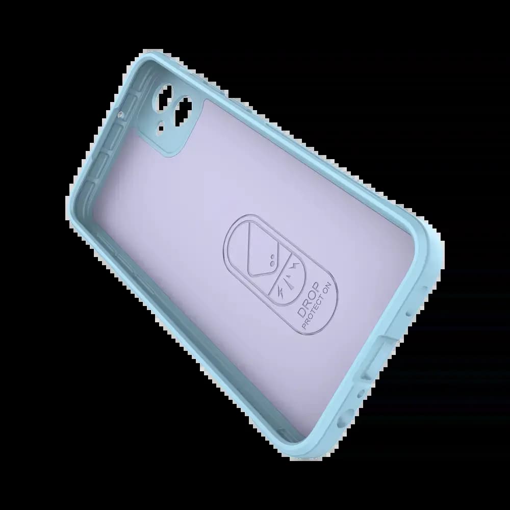 Coque de protection antichoc renforcée Samsung Galaxy A04e - PROTECT IX008 Bleu Clair - Vue 4