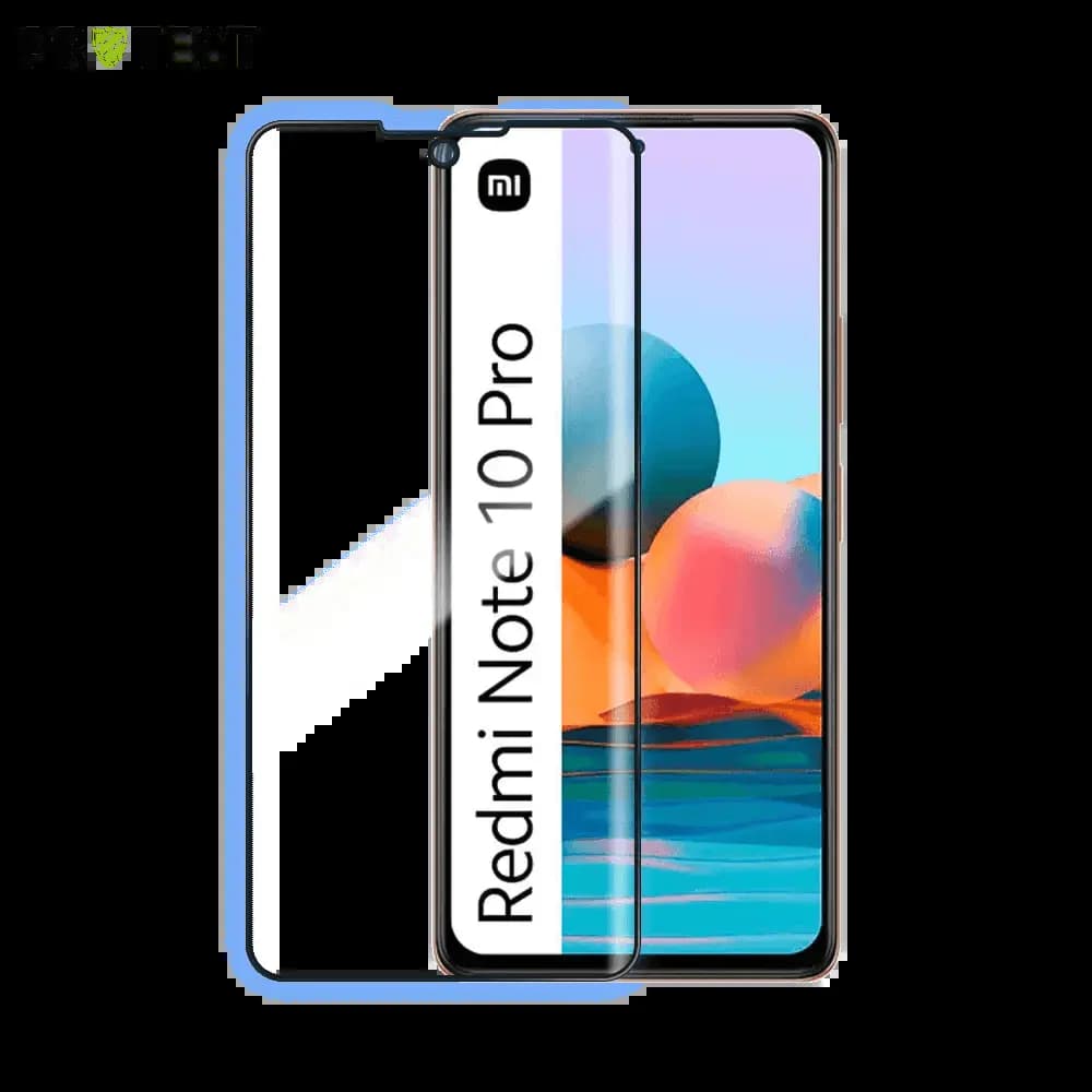 Verre trempé intégral Xiaomi Redmi Note 10 Pro 4G protection écran 9H - PROTECT Noir