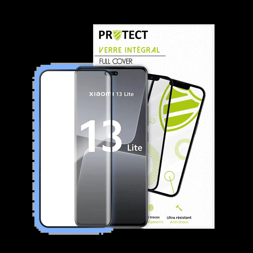 Verre trempé intégral Xiaomi 13 Lite protection écran 9H - PROTECT Noir