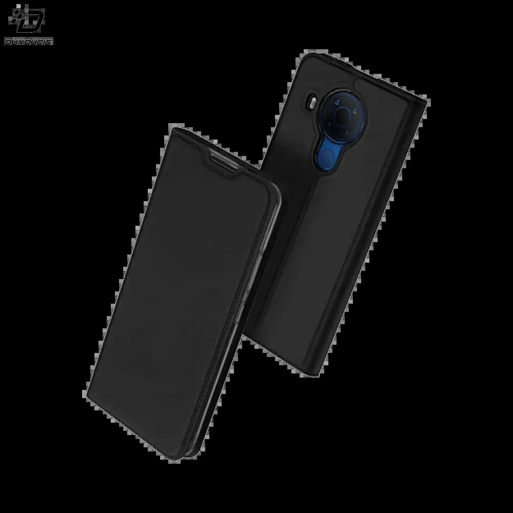 Housse folio Nokia 5.4 porte-carte - Dux Ducis Skin Pro Noir