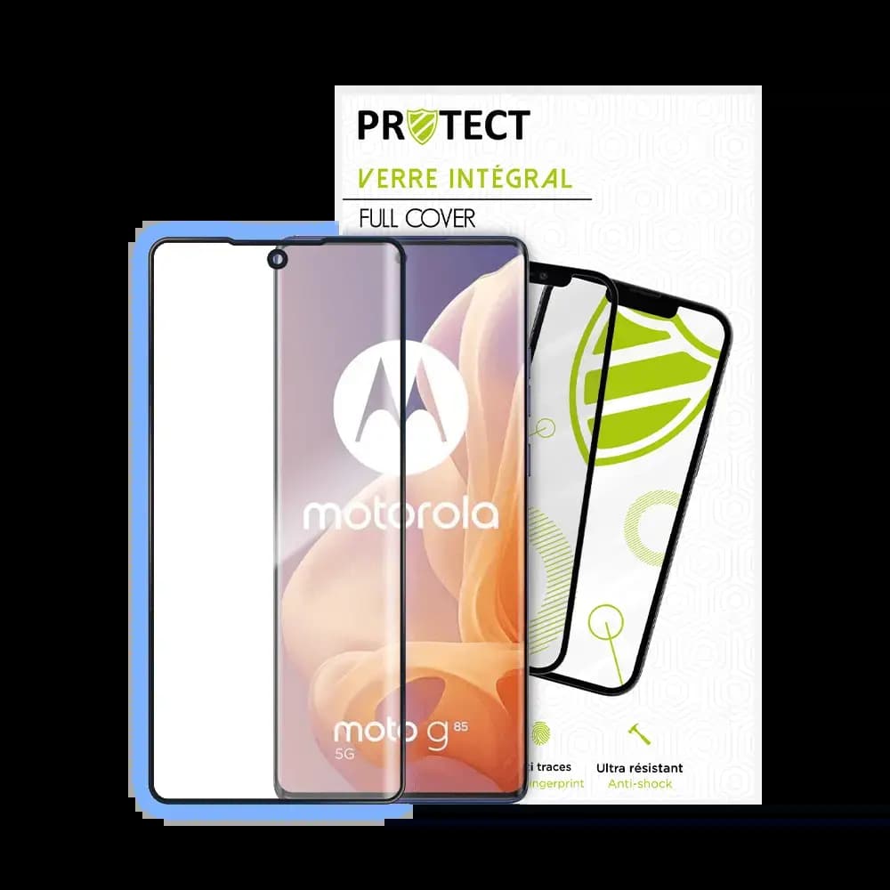 Verre trempé intégral Motorola Moto G85 5G protection écran 9H - PROTECT Noir