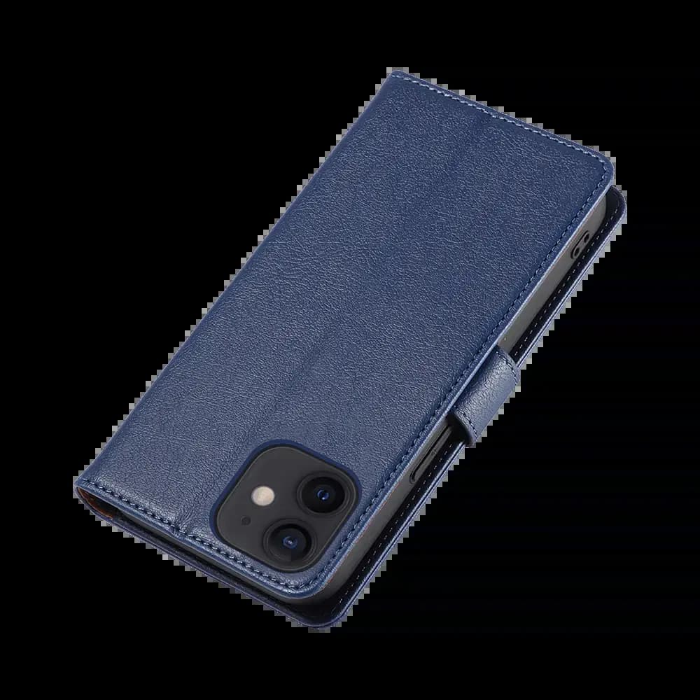 Housse folio anti-RFID iPhone 12 mini – PROTECT IP011 Bleu Marine - Vue 6