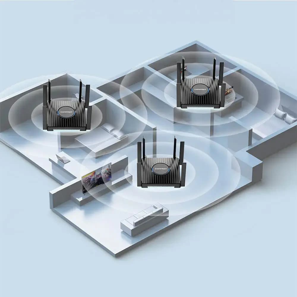Routeur WiFi 6 AX3000 haut débit – Comfast CF-WR635AX