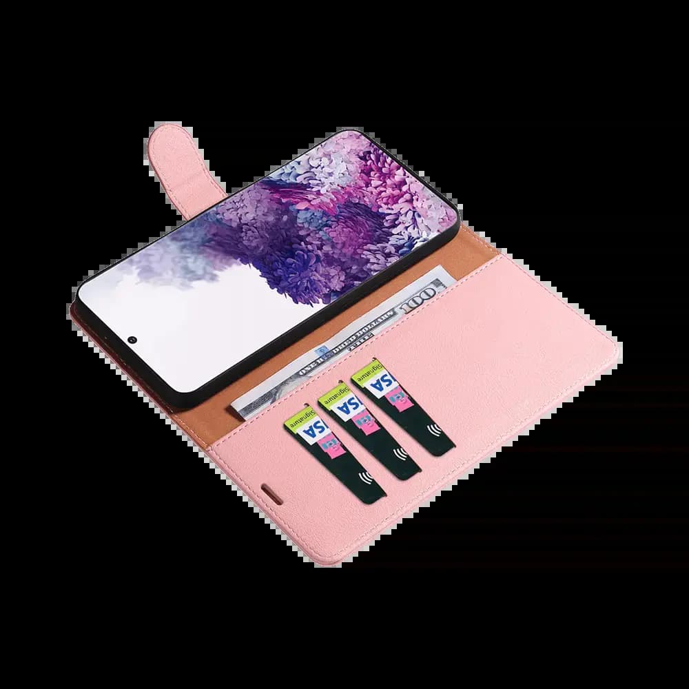Housse folio anti-RFID Samsung Galaxy S20 FE – PROTECT IP011 Rose