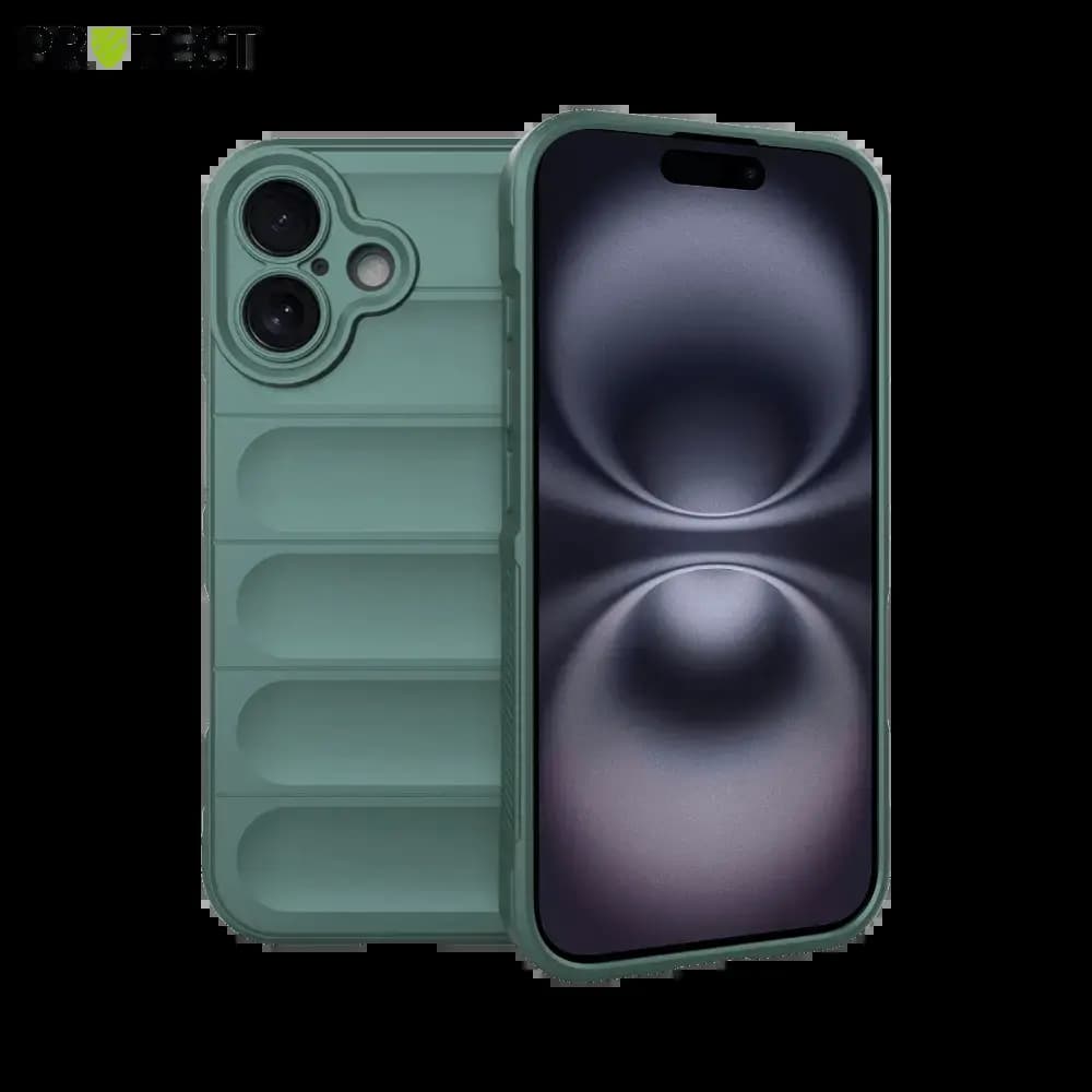 Coque de protection iPhone 16 Plus antichoc renforcée - PROTECT IX008 Vert Foncé