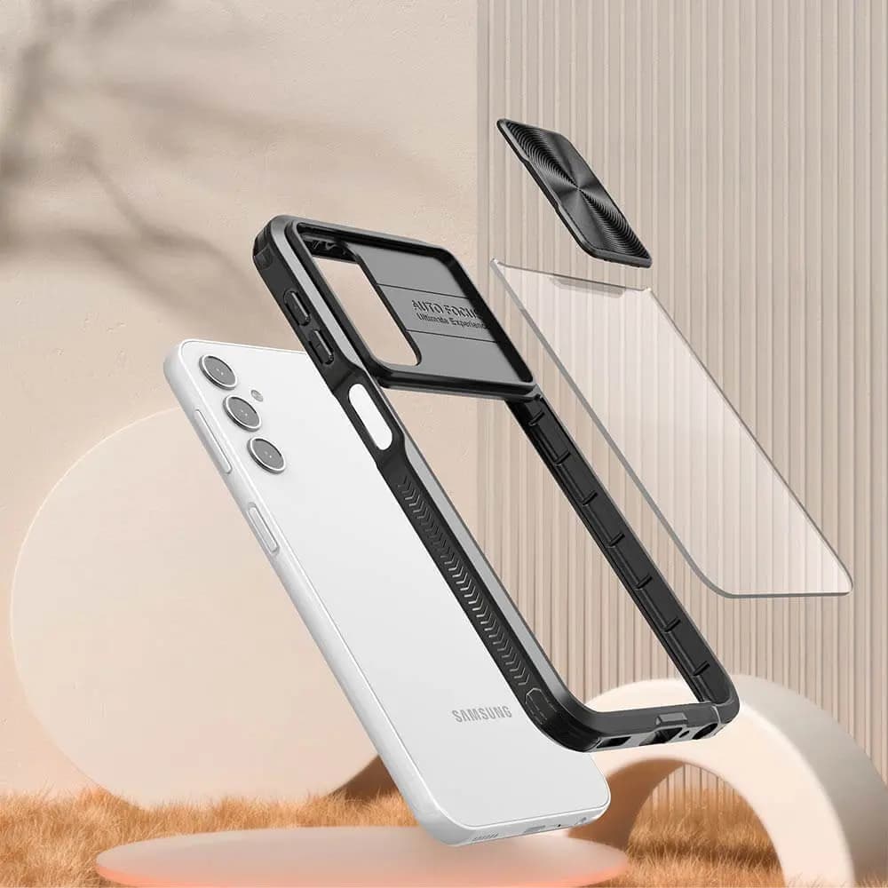 Coque avec cache caméra – Samsung Galaxy A16 5G A166/Galaxy A16 4G A165/Galaxy A17 5G – PROTECT IE027 Noir - Vue 4