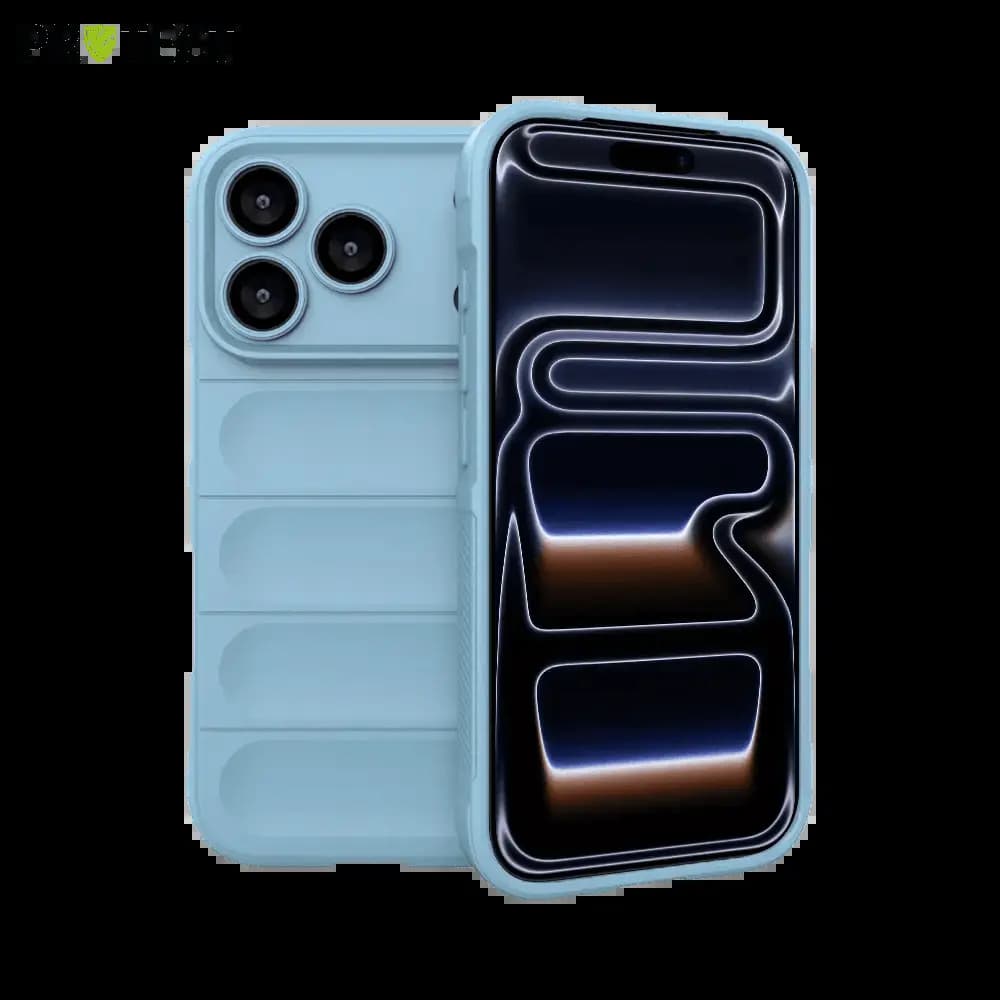 Coque de protection iPhone 17 Pro Max antichoc renforcée – PROTECT IX008 Bleu Clair