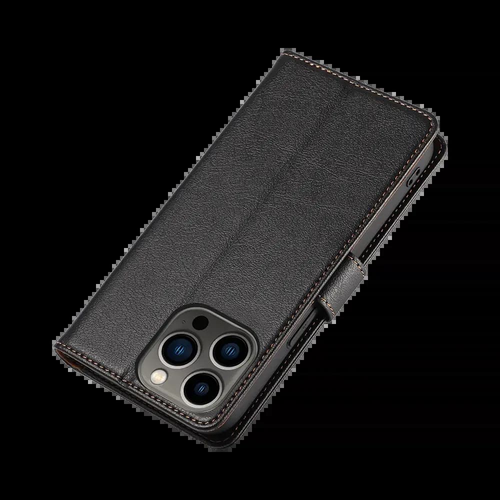 Housse folio anti-RFID iPhone 12 / 12 Pro – PROTECT IP011 Noir - Vue 6