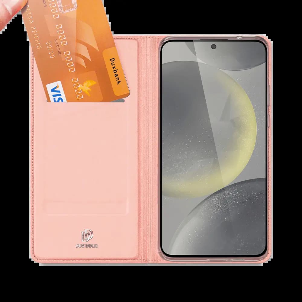 Housse folio Samsung Galaxy S24+ 5G porte-carte - Dux Ducis Skin Pro Noir