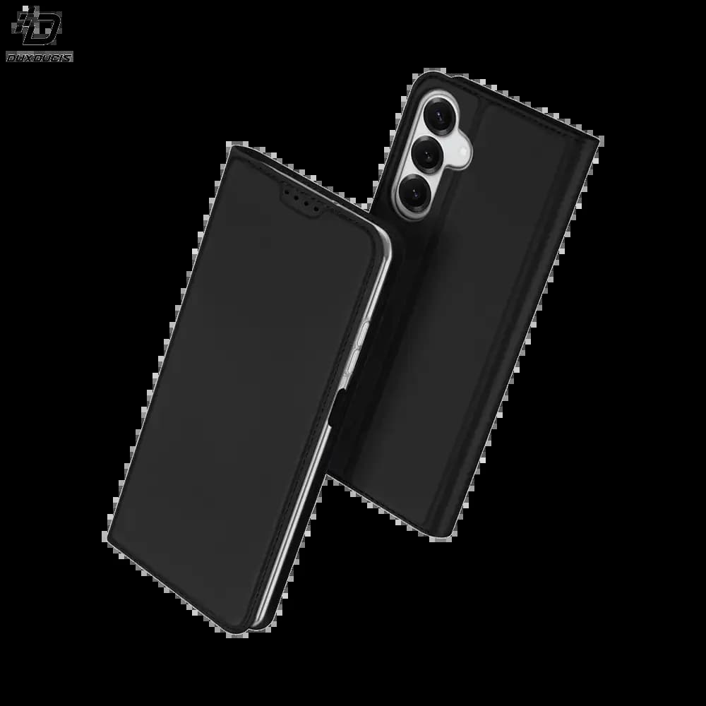 Housse folio Samsung Galaxy S25+ porte-carte - Dux Ducis Skin Pro Noir